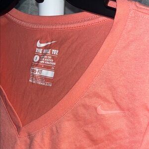 Nike Women's Coral V-Neck Tee